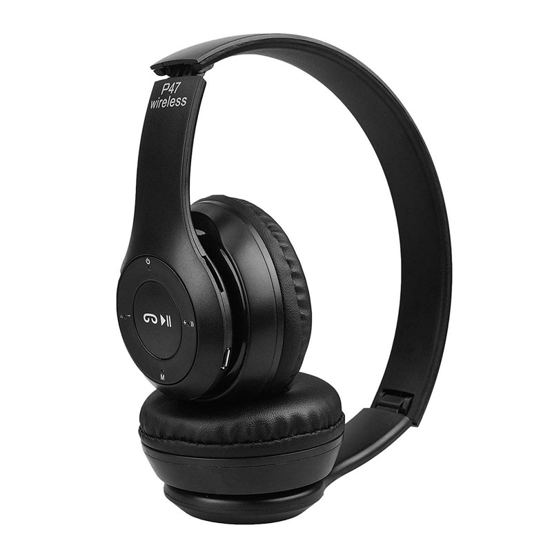 P47 - Wireless Bluetooth Headphone - Black by Deshi Amazon
