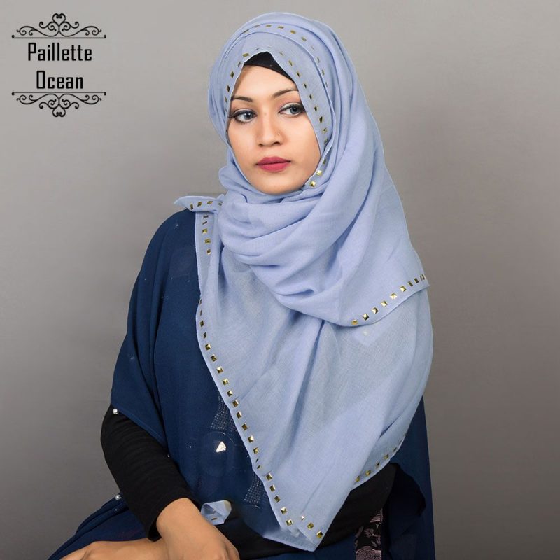 Paillette Cotton Hijab by Deshi Amazon