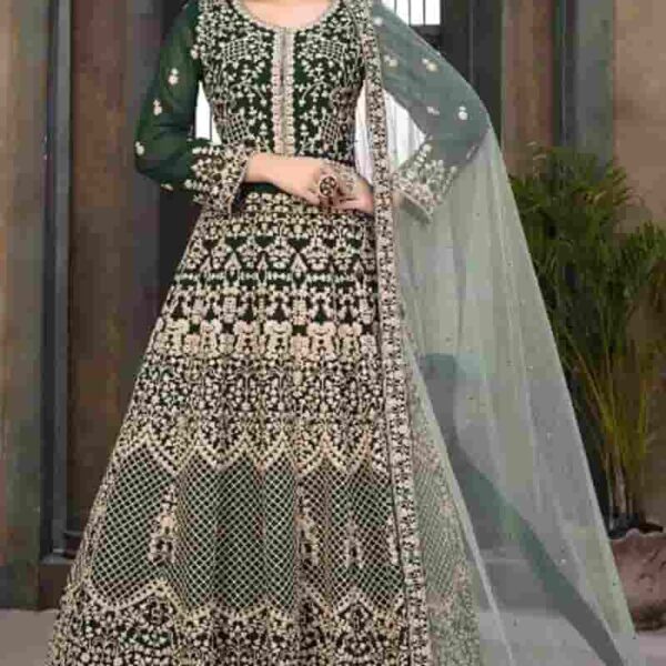 Best Quality Premium Gown with Heavy Embroidery Work GWN355